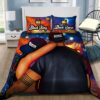Black Couple Bedding Set Black King Black Queen Bedding Set