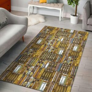 Book Lover Librarian Rug Library Bookshelf