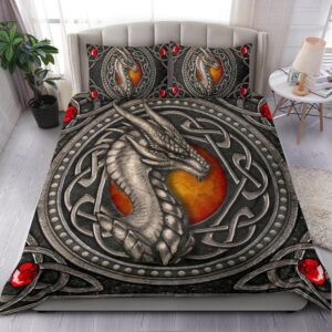 Celtic Dragon Bedding Set Dragon With Celtic Knot