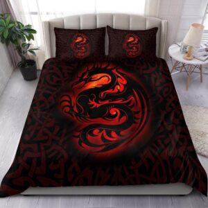 Celtic Dragon Bedding Set Fire