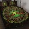Celtic Quilt Set Celtic Tree Brown