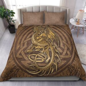 Celtic Vintage Dragon Bedding Set