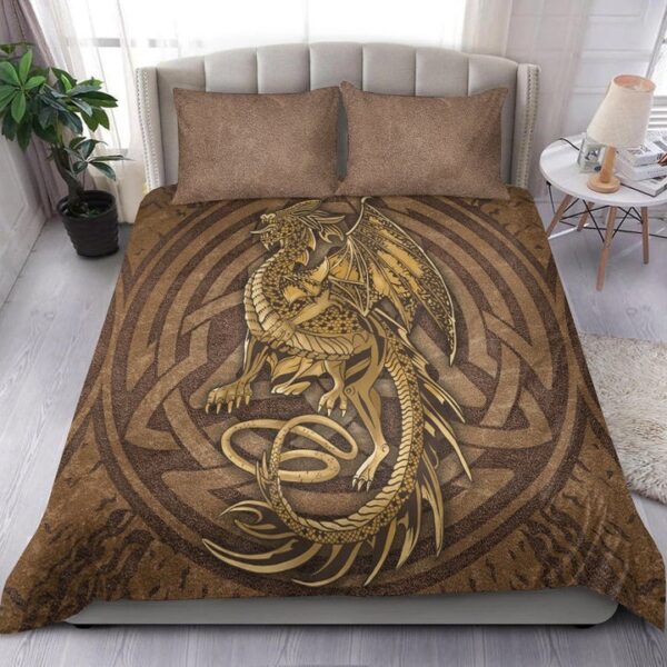 Celtic Vintage Dragon Bedding Set