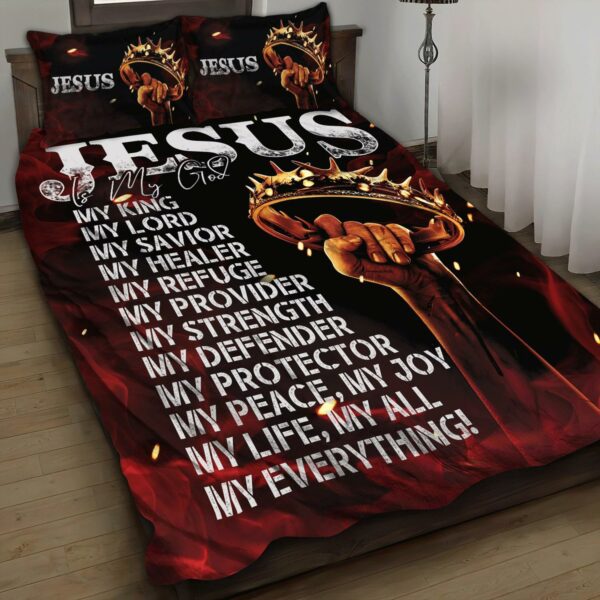 Christian Bedding Set Jesus Is My God