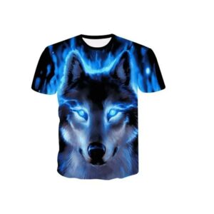 Creative Wolf Tshirt | Cool Original Colorful Designed T-Shirt
