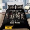 Custom Name Skull Bedding Set This Is Us A Little Bit Crazy