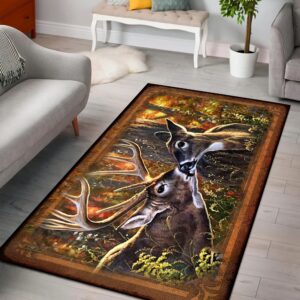 Deer Couple Rug