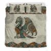 Dragon Bedding Set Vintage Mandala