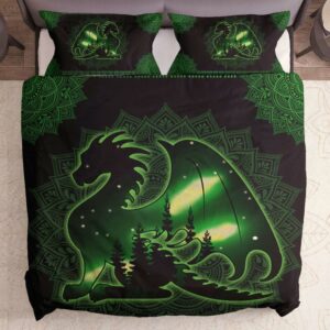 Green Dragon Bedding Set