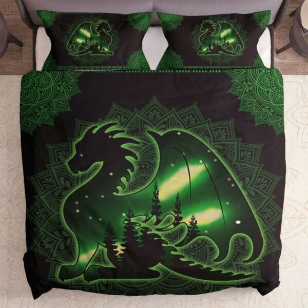 Green Dragon Bedding Set