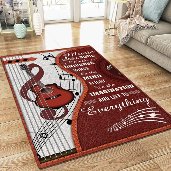 Guitar Rug Music Gives Soul To The Universe