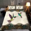 Hummingbird Vintage Mandala Bedding Set