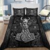 Odin Tattoo Viking Bedding Set