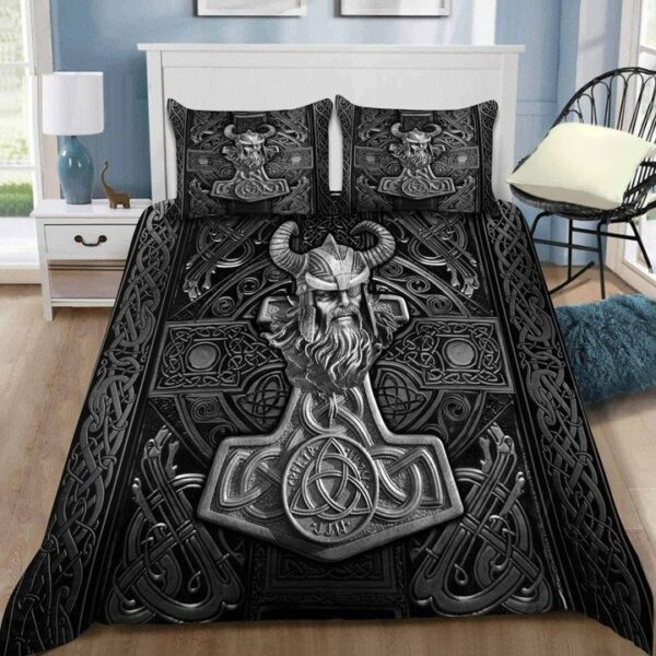 Odin Tattoo Viking Bedding Set