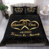 Personalized Couple Bedding Set Forever And Always