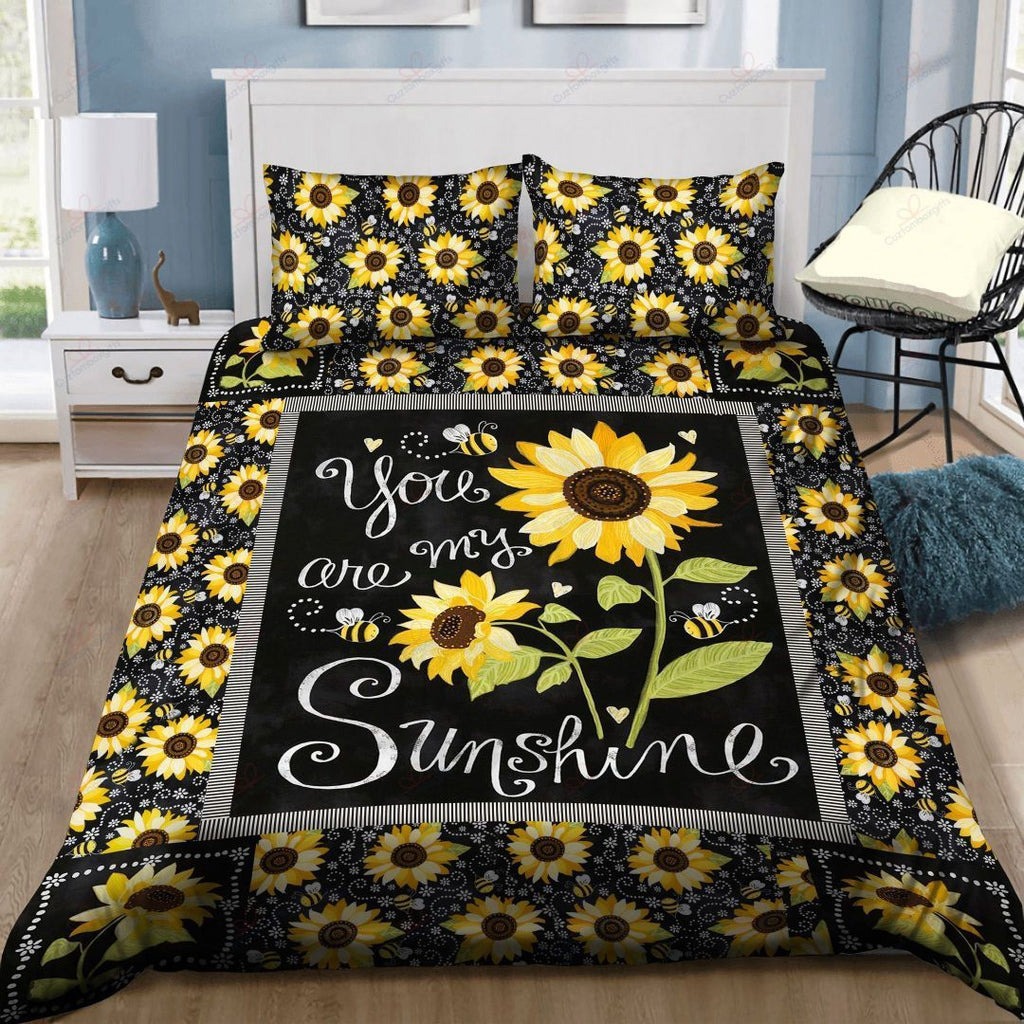 Sunflower Bedding Set You Are My Sunshine