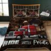 Trucker Bedding Set Eagle Ride With Pride