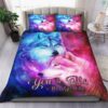 Wolf Couple Bedding Set You And Me We Got This